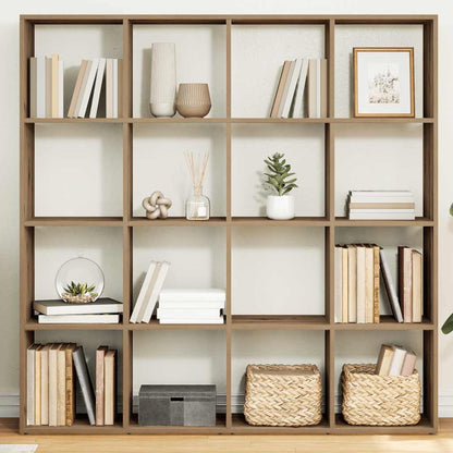 vidaXL Book Cabinet Artisian Oak 137,5x29x137,5 cm Engineered Wood