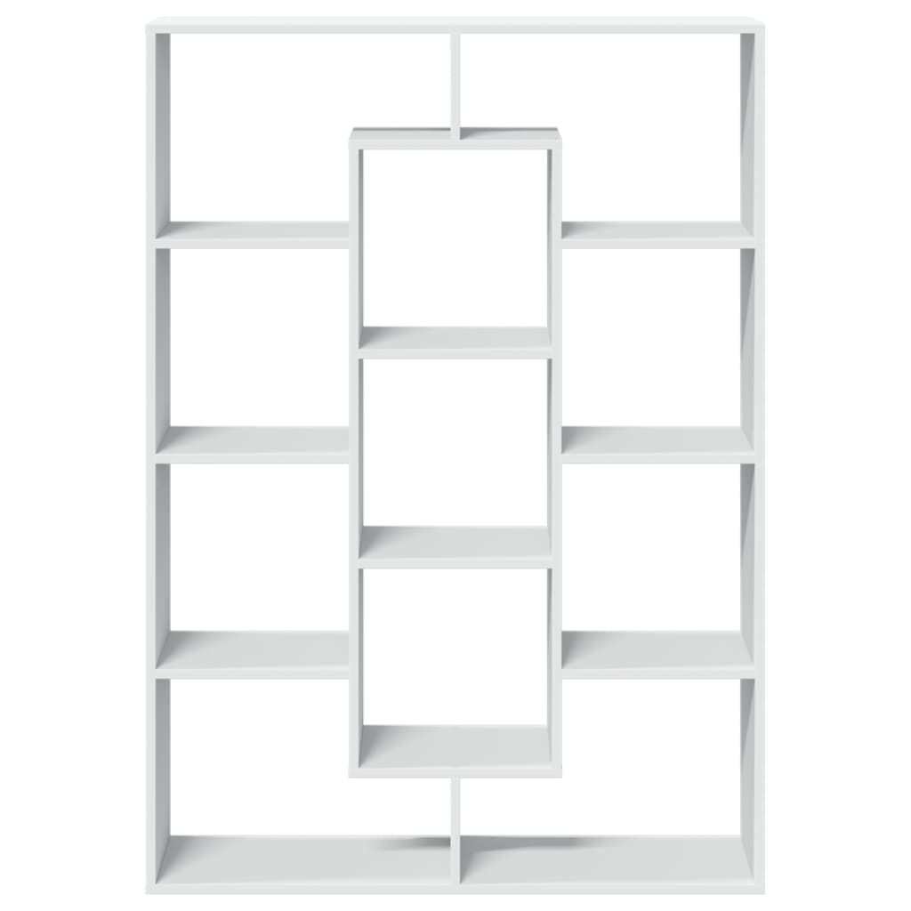 vidaXL Book Cabinet White 102x29x143 cm Engineered Wood