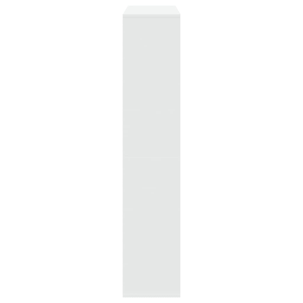 vidaXL Book Cabinet White 102x29x143 cm Engineered Wood