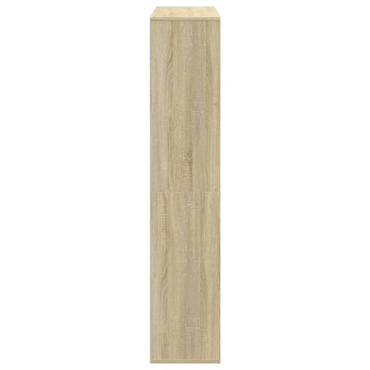 vidaXL Book Cabinet Sonoma Oak 102x29x143 cm Engineered Wood