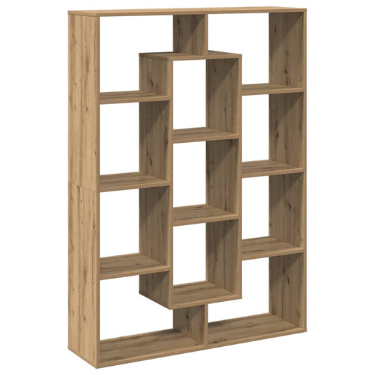 vidaXL Book Cabinet Artisian Oak 102x29x143 cm Engineered Wood