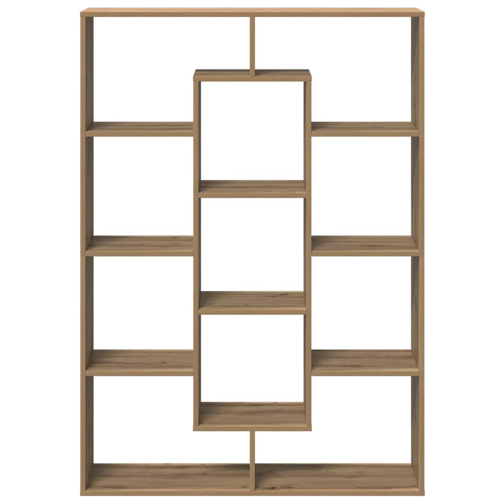 vidaXL Book Cabinet Artisian Oak 102x29x143 cm Engineered Wood