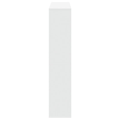 vidaXL Book Cabinet White 132x29x141.5 cm Engineered Wood