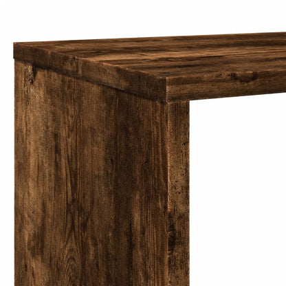vidaXL Book Cabinet Smoked Oak 132x29x141,5 cm Engineered Wood