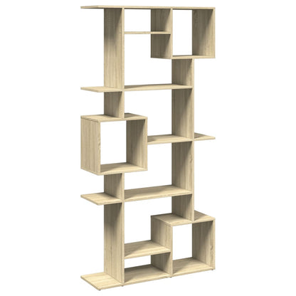 vidaXL Book Cabinet Sonoma Oak 92x29x188 cm Engineered Wood
