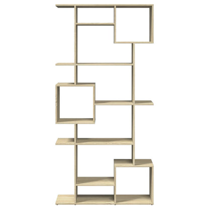 vidaXL Book Cabinet Sonoma Oak 92x29x188 cm Engineered Wood