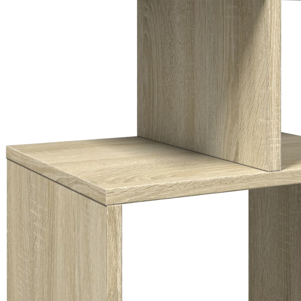 vidaXL Book Cabinet Sonoma Oak 92x29x188 cm Engineered Wood