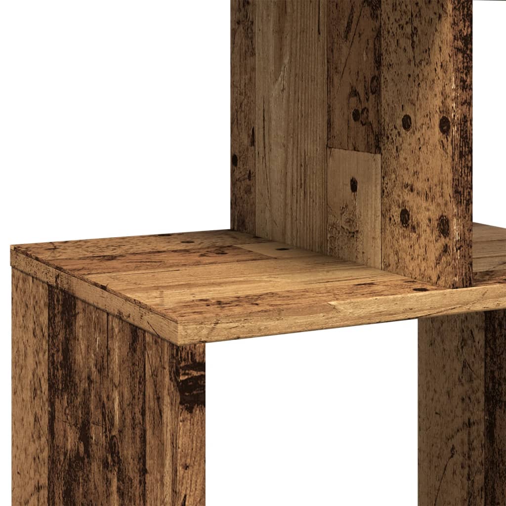 vidaXL Book Cabinet Smoked Oak 92x29x188 cm Engineered Wood