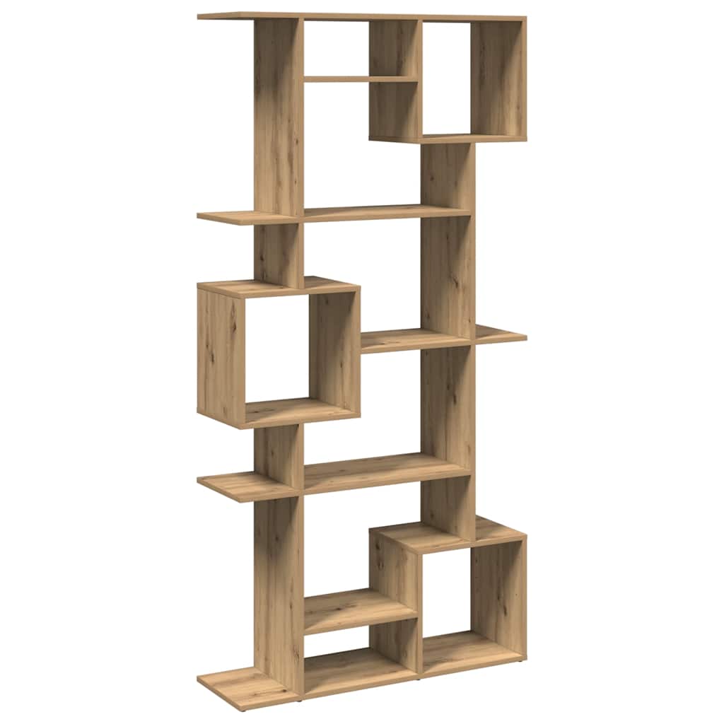 vidaXL Book Cabinet Artisian Oak 92x29x188 cm Engineered Wood
