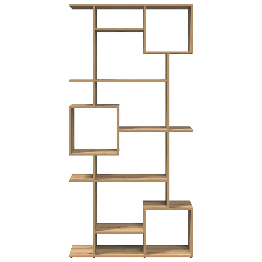 vidaXL Book Cabinet Artisian Oak 92x29x188 cm Engineered Wood