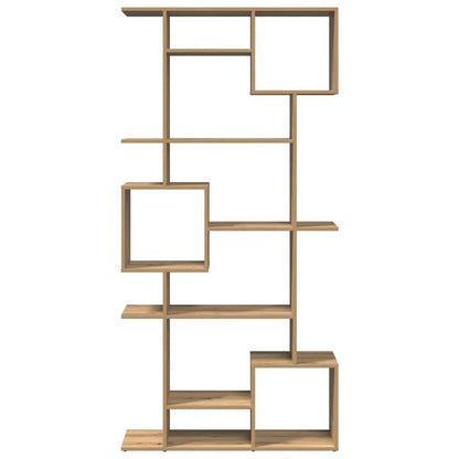 vidaXL Book Cabinet Artisian Oak 92x29x188 cm Engineered Wood