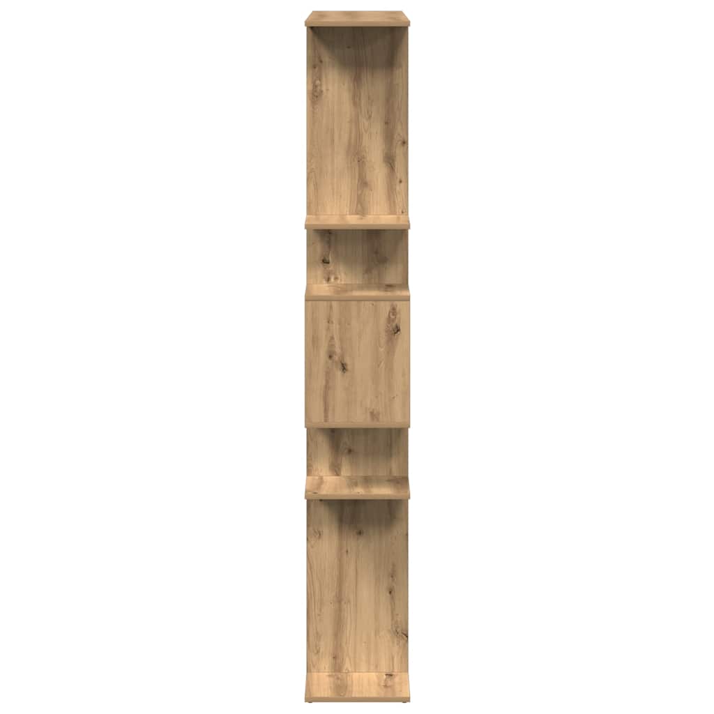 vidaXL Book Cabinet Artisian Oak 92x29x188 cm Engineered Wood