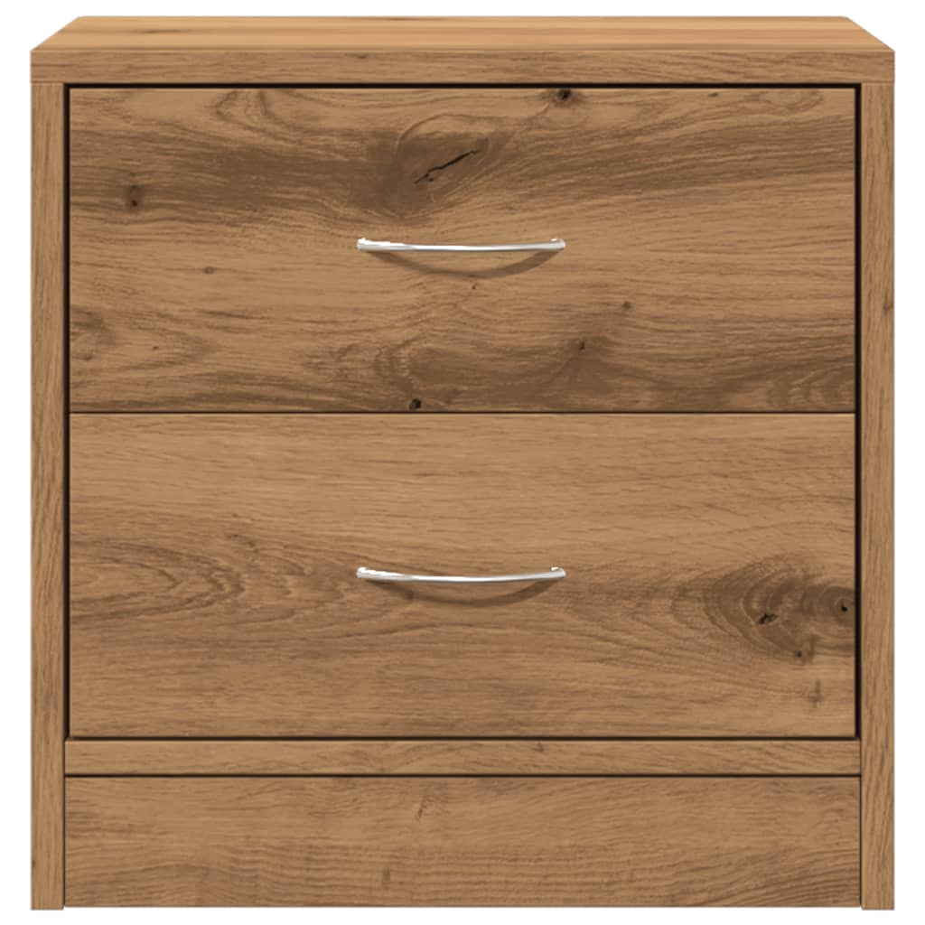 vidaXL Bedside Cabinet Artisian Oak 40x30x40 cm Engineered Wood