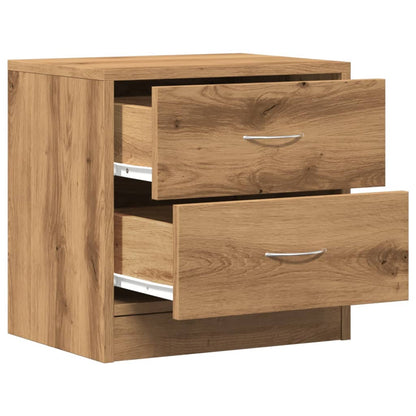 vidaXL Bedside Cabinet Artisian Oak 40x30x40 cm Engineered Wood
