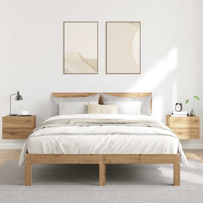 vidaXL Wall-mounted Bedside Cabinets 2 pcs Artisan Oak 40x32x30 cm