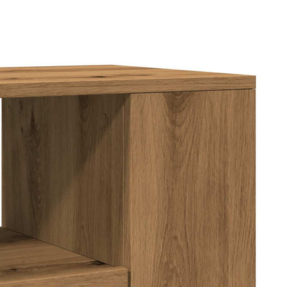vidaXL TV Cabinet with Wheels Artisan Oak 102x34.5x43 cm Engineered Wood