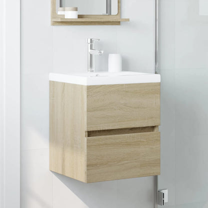 vidaXL Sink Cabinet Sonoma Oak 41x38,5x45 cm Engineered Wood
