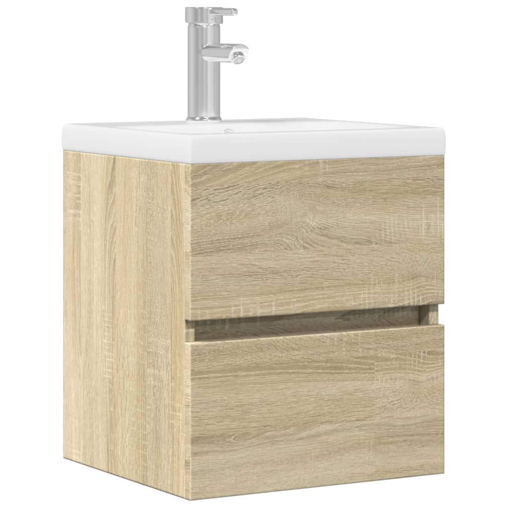 vidaXL Sink Cabinet Sonoma Oak 41x38,5x45 cm Engineered Wood