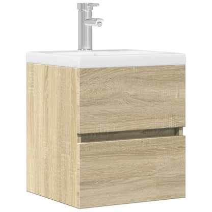 vidaXL Sink Cabinet Sonoma Oak 41x38,5x45 cm Engineered Wood