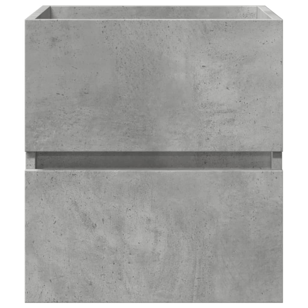vidaXL Sink Cabinet Concrete Grey 41x38,5x45 cm Engineered Wood