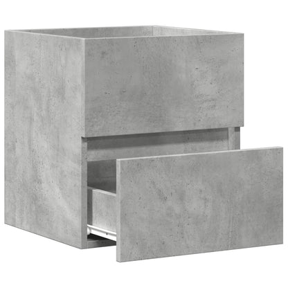 vidaXL Sink Cabinet Concrete Grey 41x38,5x45 cm Engineered Wood