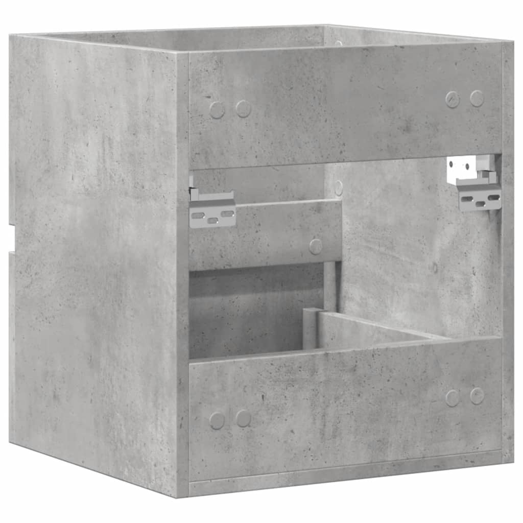 vidaXL Sink Cabinet Concrete Grey 41x38,5x45 cm Engineered Wood