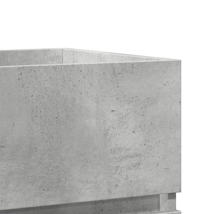 vidaXL Sink Cabinet Concrete Grey 41x38.5x45 cm Engineered Wood