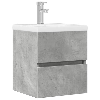 vidaXL Sink Cabinet Concrete Grey 41x38,5x45 cm Engineered Wood