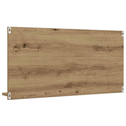 vidaXL Bathroom Mirror Cabinet Artisan Oak 90x11x45 cm Engineered Wood