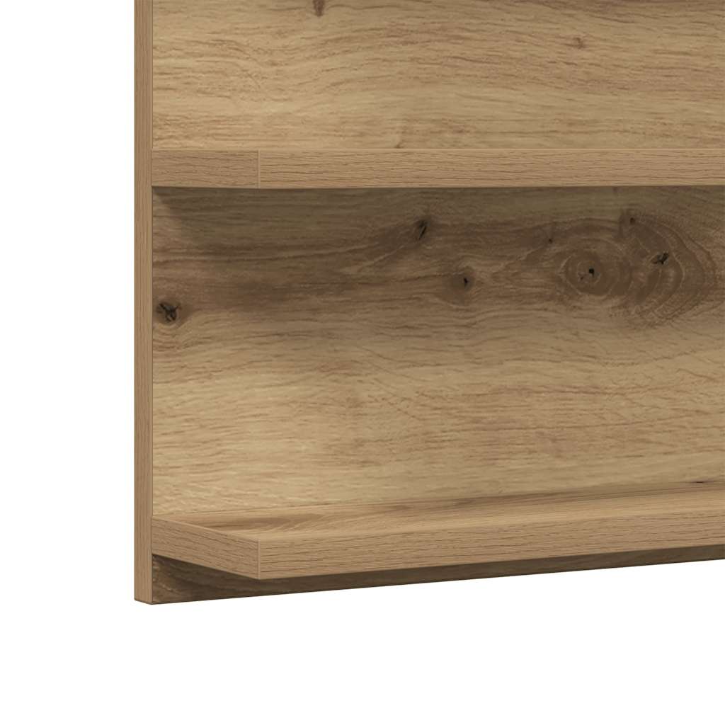 vidaXL Bathroom Mirror Cabinet Artisan Oak 90x11x45 cm Engineered Wood