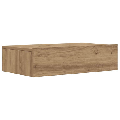 vidaXL TV Cabinet with LED Lights Artisan Oak 60x35x15.5 cm