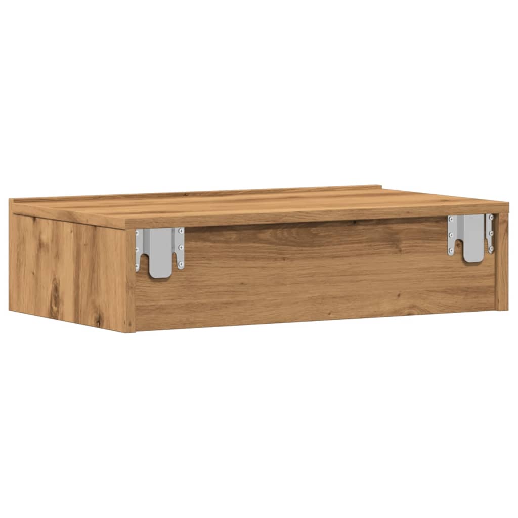 vidaXL TV Cabinets with LED Lights 2 pcs Artisan Oak 60x35x15.5 cm