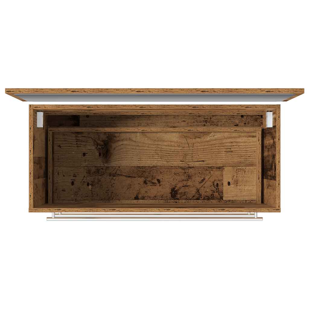 vidaXL 2 Piece Bathroom Furniture Set Old Wood Engineered Wood