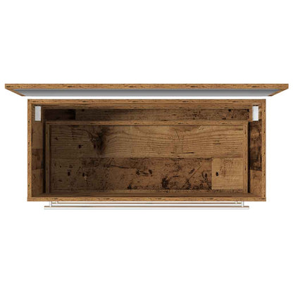 vidaXL 2 Piece Bathroom Furniture Set Old Wood Engineered Wood