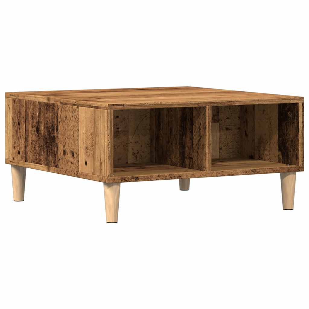 vidaXL Coffee Table Old Wood 60x60x30 cm Engineered Wood