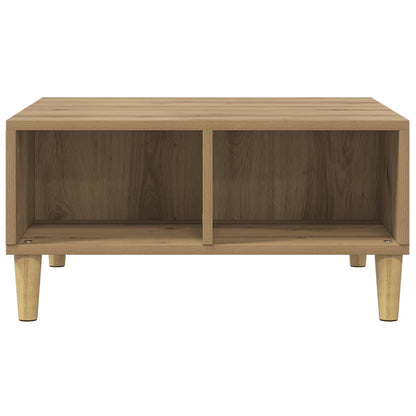 vidaXL Coffee Table Artisan Oak 60x60x30 cm Engineered Wood