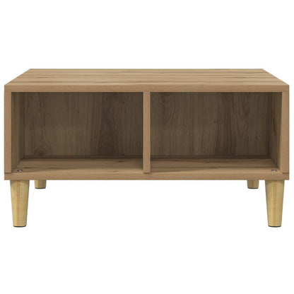 vidaXL Coffee Table Artisan Oak 60x60x30 cm Engineered Wood