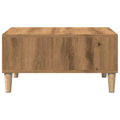 vidaXL Coffee Table Artisan Oak 60x60x30 cm Engineered Wood