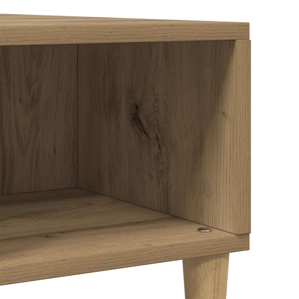 vidaXL Coffee Table Artisan Oak 60x60x30 cm Engineered Wood