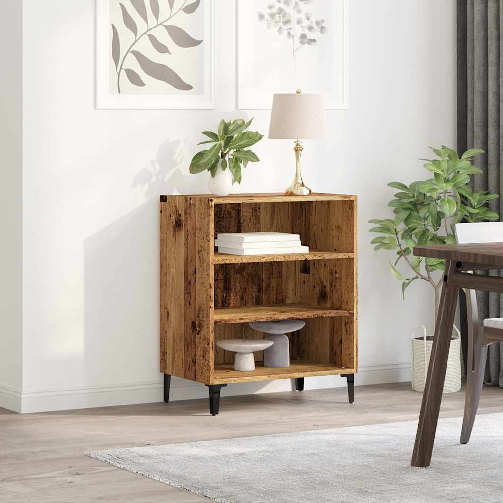 vidaXL Sideboard Old Wood 57x35x70 cm Engineered Wood