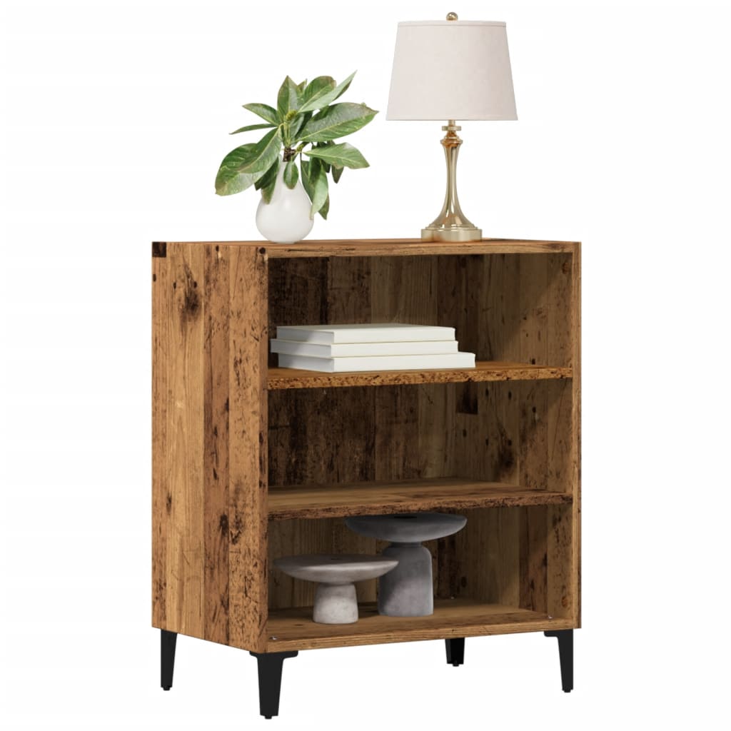 vidaXL Sideboard Old Wood 57x35x70 cm Engineered Wood