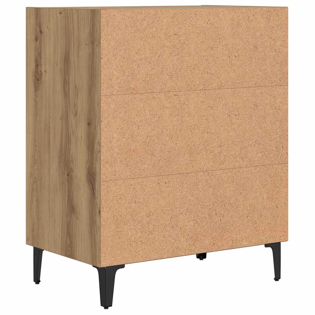 vidaXL Sideboard Artisan Oak 57x35x70 cm Engineered Wood