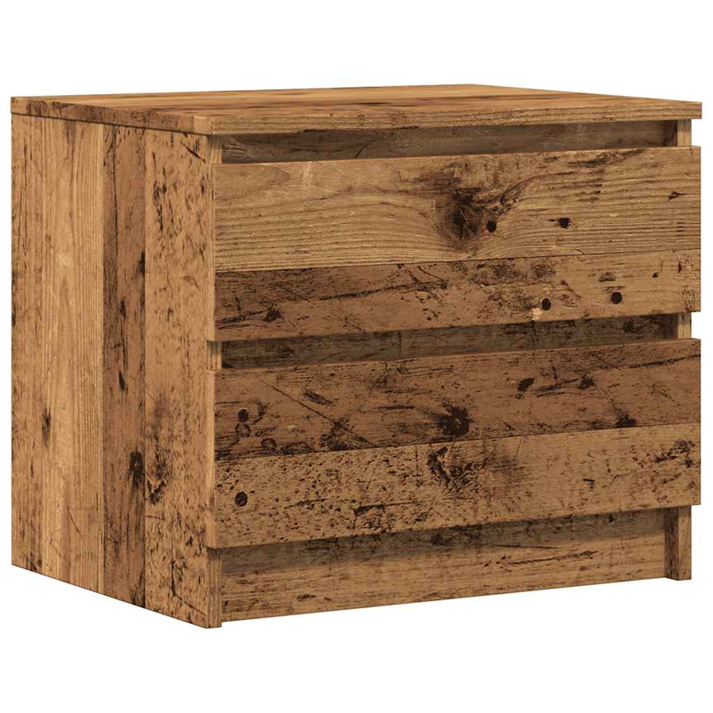 vidaXL Bedside Cabinets 2 pcs Old Wood 50x40x43.5 cm Engineered Wood