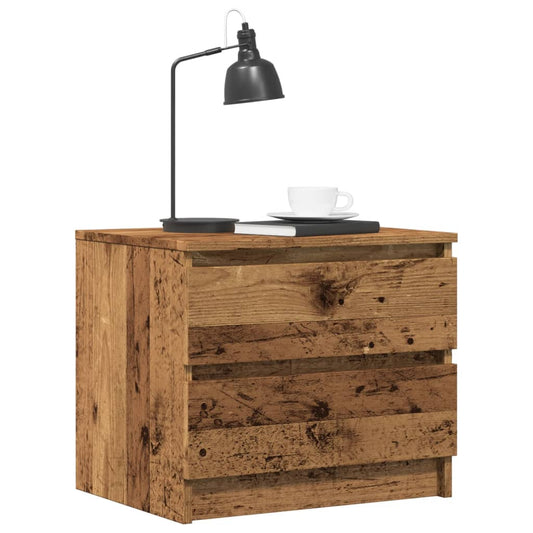 vidaXL Bedside Cabinets 2 pcs Old Wood 50x40x43.5 cm Engineered Wood