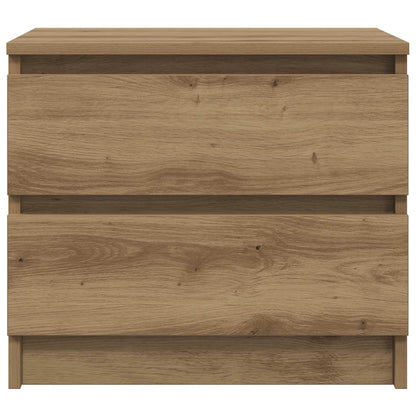 vidaXL Bedside Cabinet Artisan Oak 50x40x43.5 cm Engineered Wood