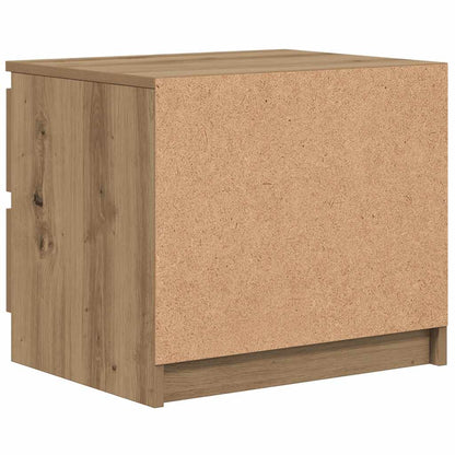 vidaXL Bedside Cabinet Artisan Oak 50x40x43.5 cm Engineered Wood