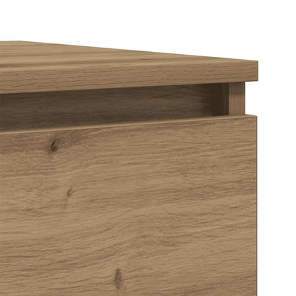vidaXL Bedside Cabinet Artisan Oak 50x40x43.5 cm Engineered Wood