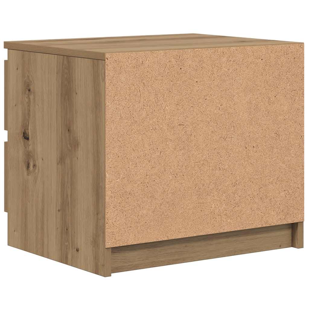 vidaXL Bedside Cabinets 2 pcs Artisan Oak 50x40x43.5 cm Engineered Wood