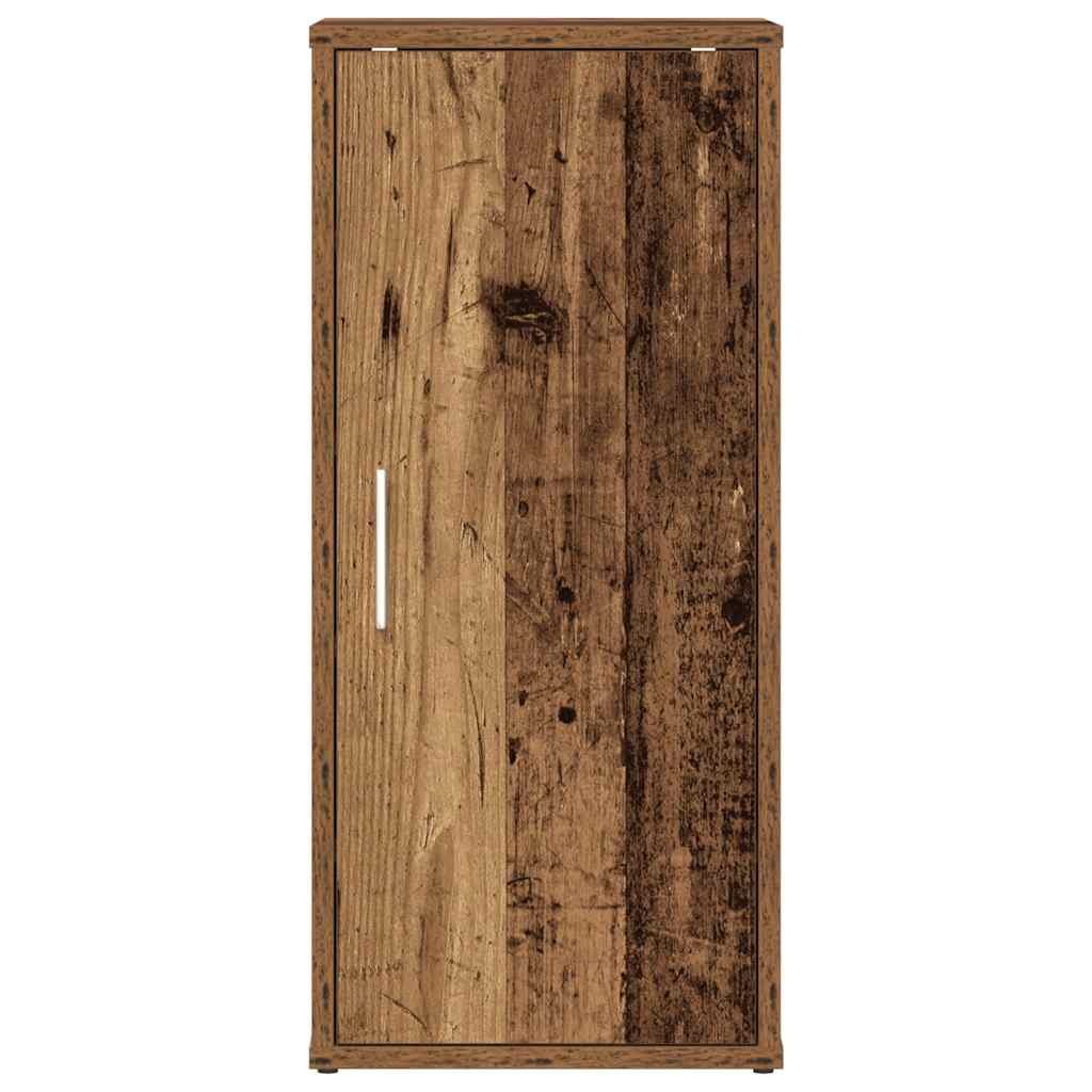 vidaXL Shoe Cabinet Old Wood 32x35x70 cm Engineered Wood