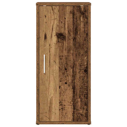 vidaXL Shoe Cabinet Old Wood 32x35x70 cm Engineered Wood